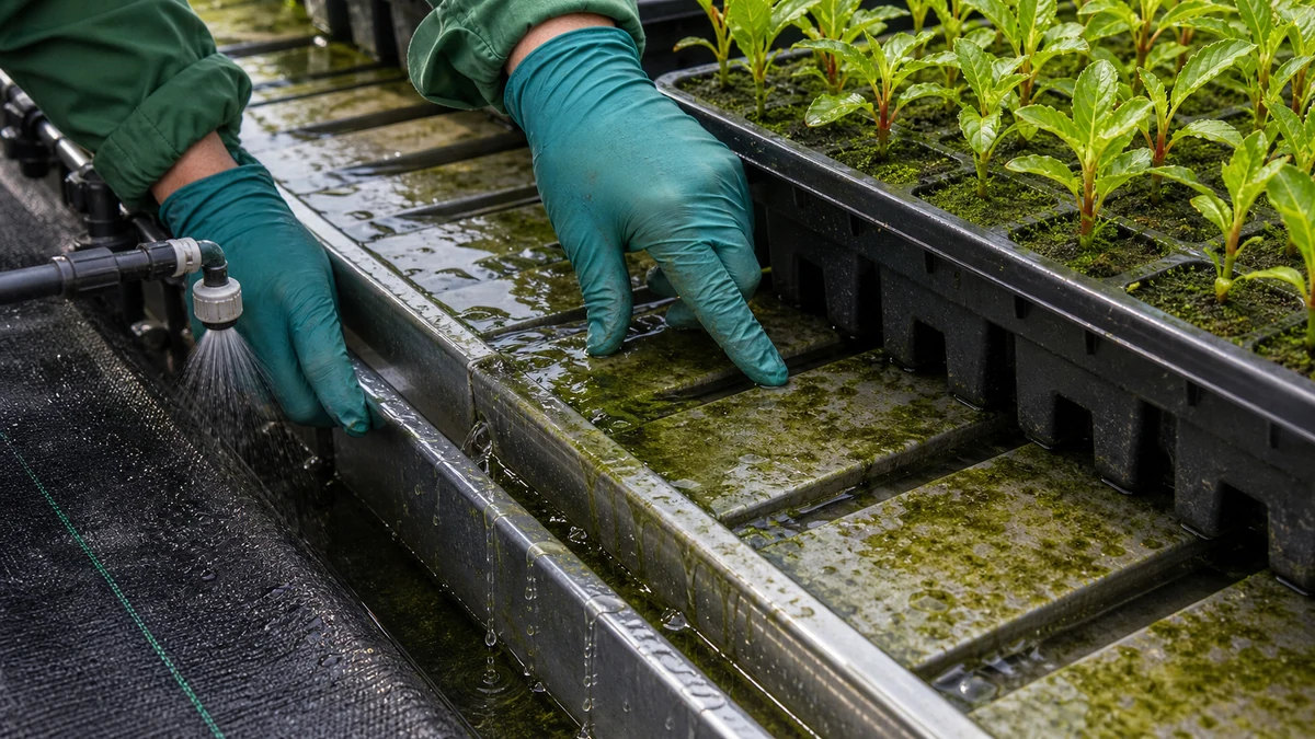 Обложка статьи: Водоросли на субстрате и столах: индикатор мокрой системы