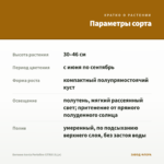 Бегония Iconia Portofino CITRIX (0,1л) — параметры сорта