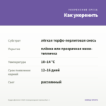 Будра Депплет Лайт плющевидная (срезы/3шт. ) — как укоренить черенок