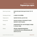 Диасция Trinity Salmon (срезы/5шт) — параметры сорта