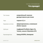 Драцена (0,2л) — что приедет