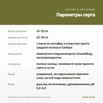 Джеймсбриттения STARDOM GOLDSTAR (срезы/5шт) — параметры сорта