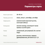 Георгины Dalaya Meena Kala (срез/3шт) — параметры сорта
