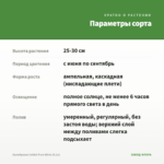 Калибрахоа Colibri Pure White (0,1л) — параметры сорта