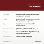 Колеус Markiz (0,1л) — что приедет