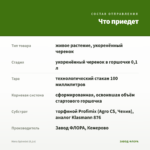 Мята Spirmint (0,1л) — что приедет