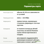 Мята Spirmint (срезы/5шт) — параметры сорта