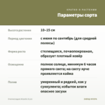 Очиток(седум) Atlantis (0,1л) — параметры сорта