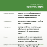 Пеларгония Toscana Balcon Polar (срез/1шт) — параметры сорта