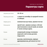 Пеларгония зональная Ю-Грушенька (0,1л) — параметры сорта