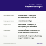 Петуния Tumbelina Belinda (0,1л) — параметры сорта